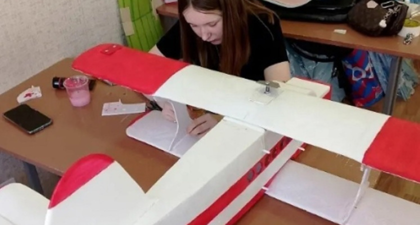 В Костромской области школьница сконструировала биплан