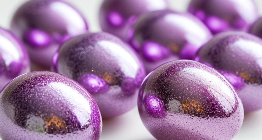 Не цвет, а космос: знаю, как сделать яйца блестящими с помощью вина - все гости в восторге от этого лайфхака