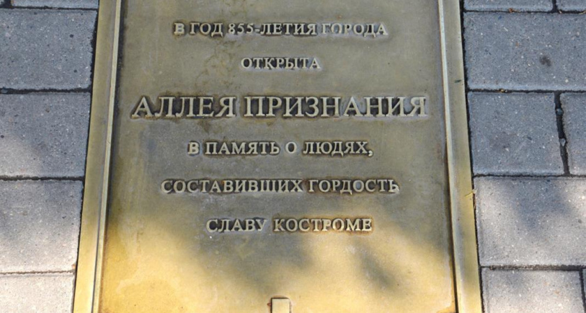 Костромичи выбрали имя, которое будет увековечено на Аллее признания