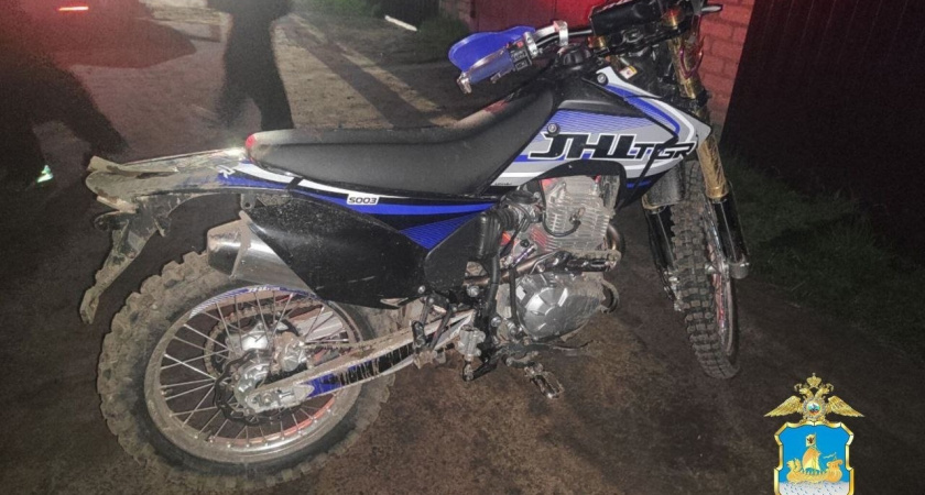 В Костромской области пьяный 14-летний подросток перевернулся на мопеде