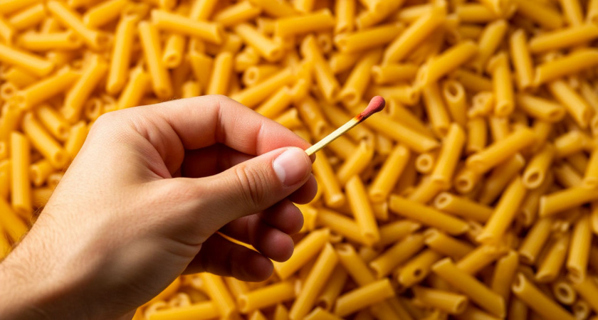 Всегда кладу спичку в макароны. Эта хитрость выручала меня не раз - эффект мгновенный