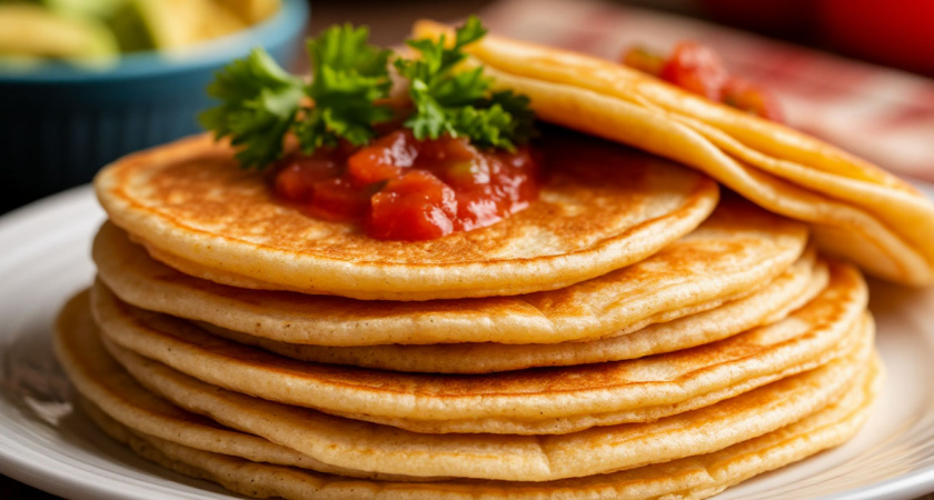 Берем кефир и творог — через 10 минут завтракаем лепешками нежнее сырников: просто, быстро и сытно