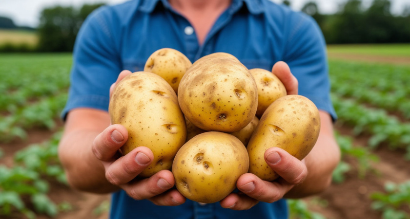 Опытный садовод подсказал, чем подкормить картофель во время цветения, чтобы клубни выросли крупными, как грейпфрут