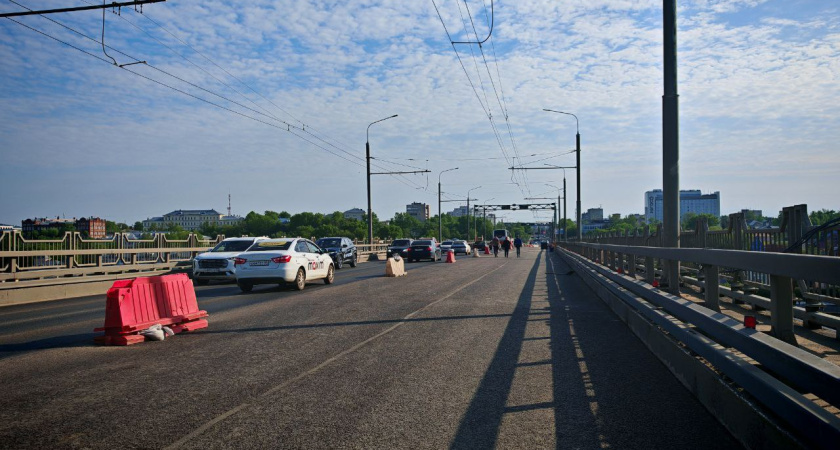 Из-за ремонта на Волжском мосту в Костроме перекроют две полосы движения