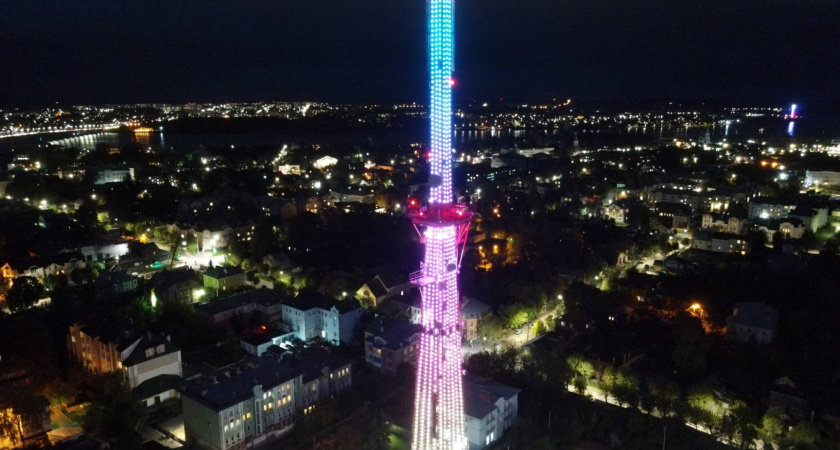 В Костроме в честь Дня защиты детей телебашня сменит подсветку