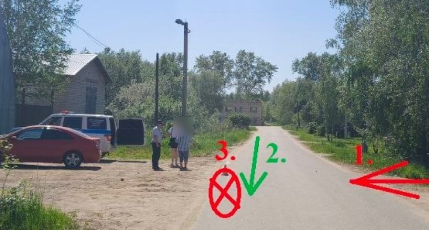 В Нерехте 42-летняяя женщина на Chrysler сбила пенсионерку на велосипеде