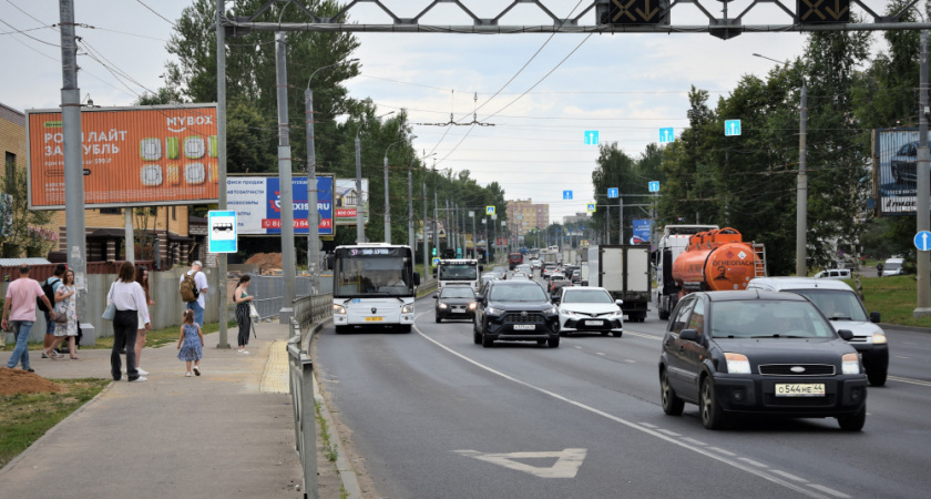 Транспорт Костромы возвращается к обычному режиму после открытия моста