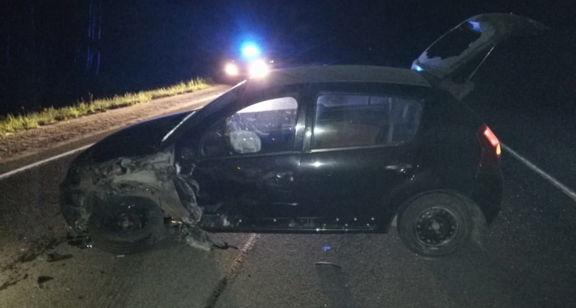 В Костромской области столкнулись две иномарки: пострадала женщина-пассажирка одного из авто