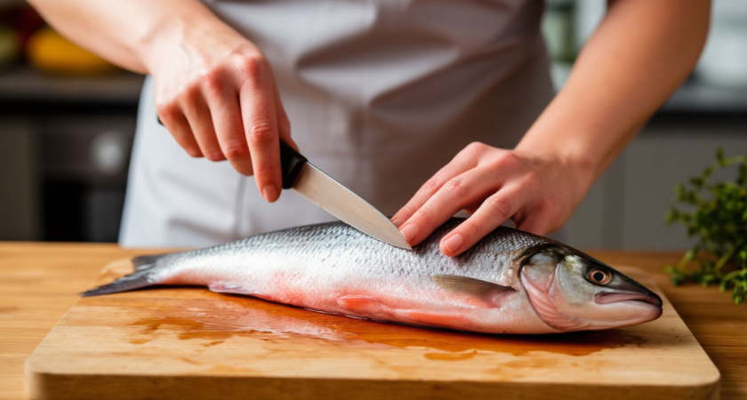 Забудьте уже про нож: как правильно использовать лайфхак с кипятком для чистки рыбы
