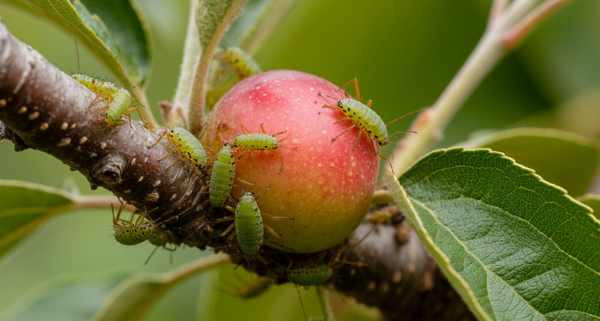 Чем обработать яблони от тли после цветения?