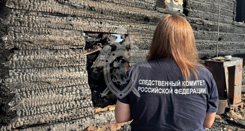В деревне Лебеди на месте пожара обнаружили тело женщины