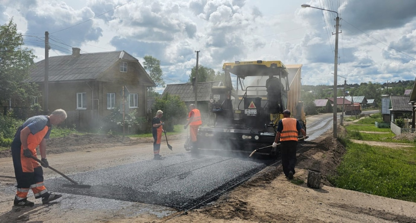 В центре Неи на улице Советской начались масштабные дорожные работы