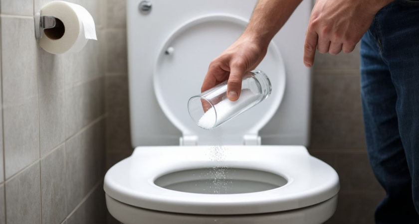 Соседка рассказала, почему нужно солить воду в унитазе. Запомните это на всю жизнь