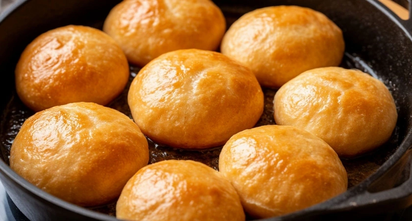 Смешиваю 1 стакан кефира и фарш: на выходе получаю гору вкуснейших ленивых беляшей