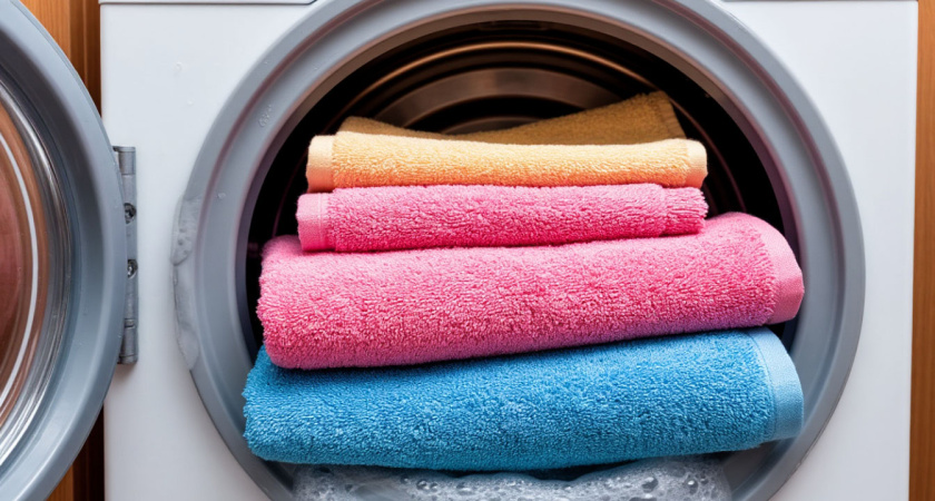 1 стакан в стиралку — и махровые полотенца мягче пуха: больше никакой жуткой наждачки вместо ткани