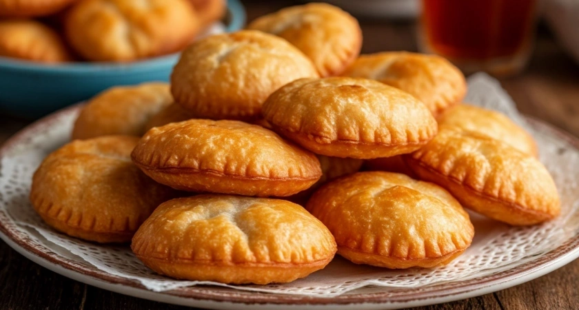 Смешиваю стакан кефира и фарш: на выходе получаю гору ленивых беляшей