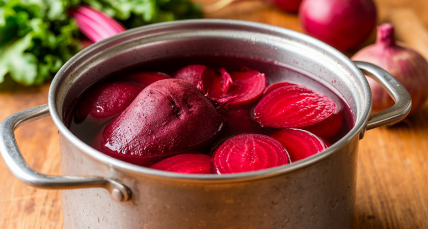 Не варю свеклу часами — хватает 15 минут: есть одна хитрая уловка — выходит вкуснее, сочнее и без противного запаха на весь дом