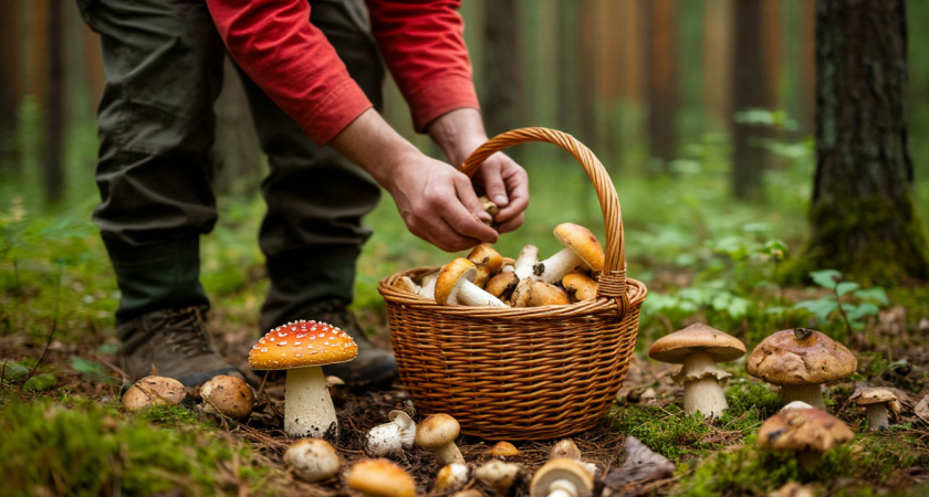 Как найти грибное время и место в лесу, чтоб собирать их вёдрами?