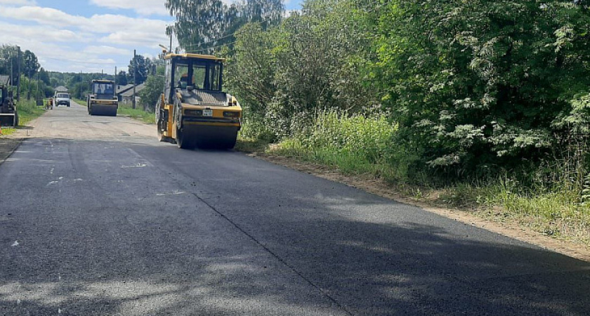 В Макарьевском районе завершают строительство дороги Якимово-Нежитино