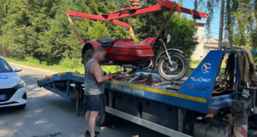У 18 водителей мототехнику забрали на спецстоянку в Костромской области