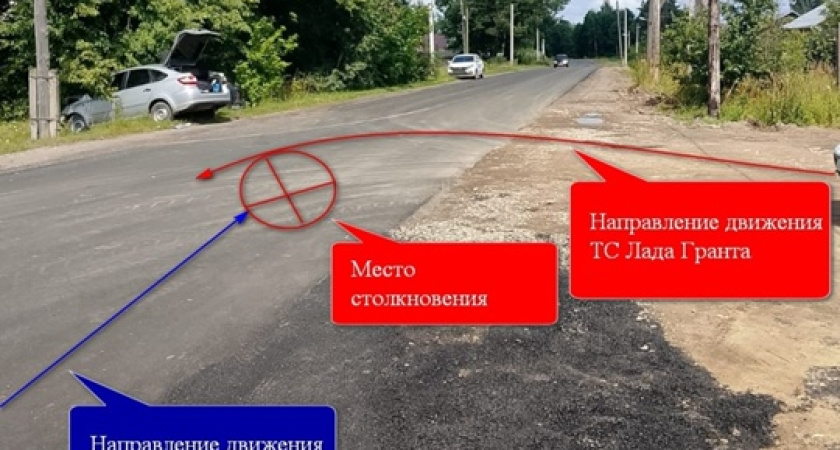 В Галичском районе водители на "Ладах" не поделили дорогу: есть пострадавшие