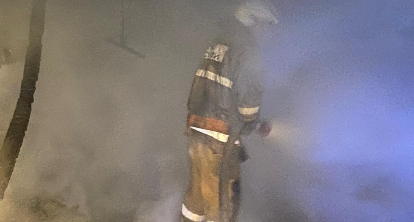 В Костромской области сгорело здание возле психоневрологического интерната