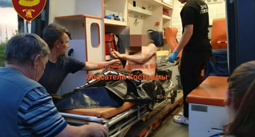 Костромич спас тонущего мужчину