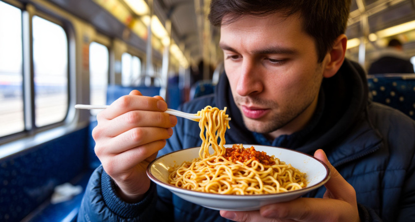 Доширак в поездах дальнего следования РЖД — запрещать или нет: в многолетнем споре поставлена точка