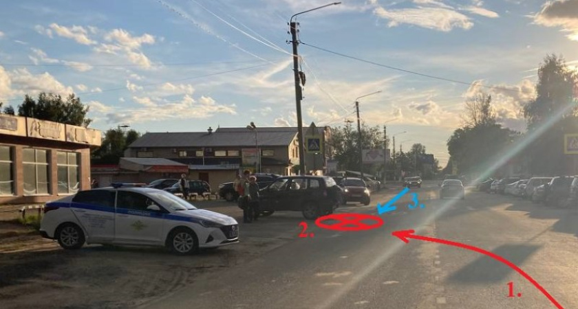 В Нерехте водитель "Нивы Шевроле" сбил велосипедиста