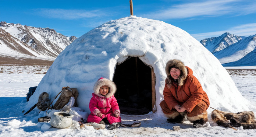 Почему иглу эскимосов не тают, даже когда внутри +20 градусов: не волшебство, а обычная физика