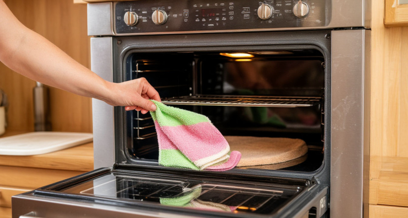 Никаких скребков и химии: стекло духовки станет прозрачным, как лёд на Байкале всего за 5 минут