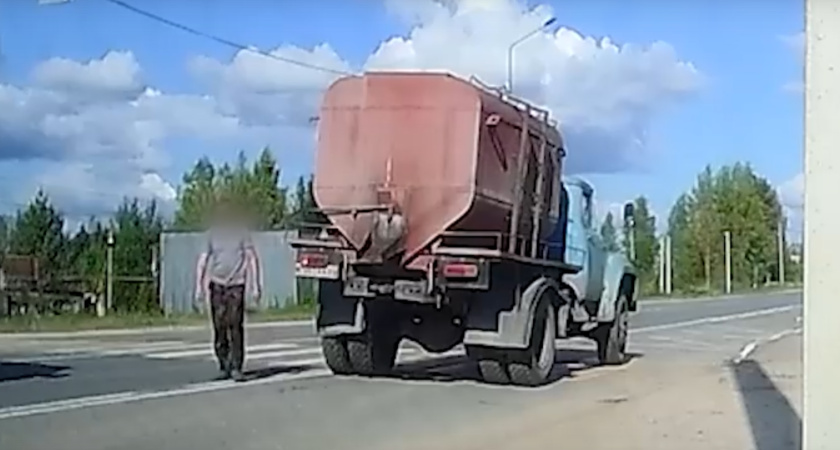 В Костромской области задержан пьяный водитель грузовика