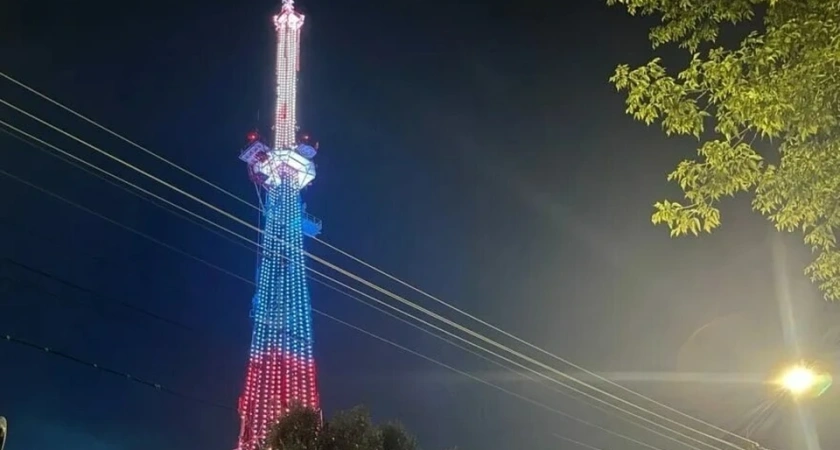 Костромская телебашня сменит подсветку в честь Дня работников леса