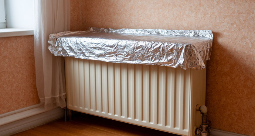 Осенью и зимой отапливаю дом с помощью фольги: простой способ с батареями – температура поднимается на 3 градуса, а счета меньше