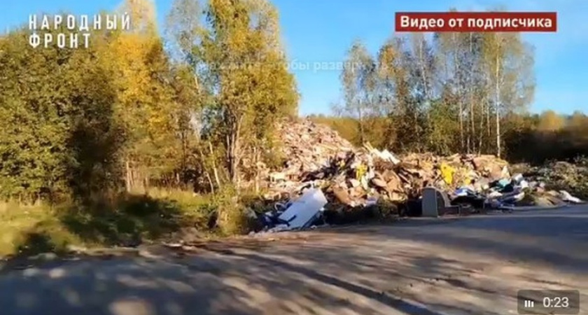 В Костромской области не могут ликвидировать стихийную свалку в Макарьево