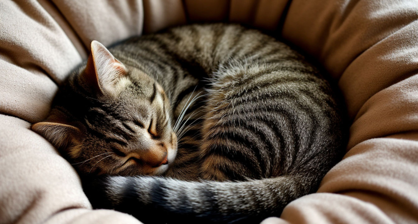 Почему кошки сворачиваются в клубок, когда спят и что это значит? Вы удивитесь, когда узнаете