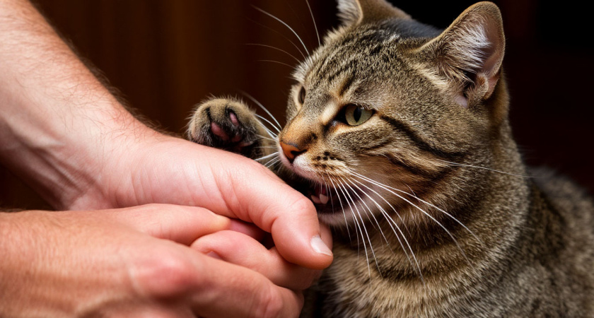 Почему кошка кусает руку, когда ее гладишь: зоологи все объяснили