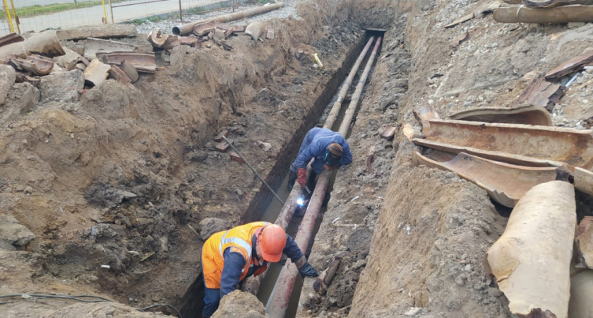 Без тепла не останемся: в Костроме оперативно ремонтируют теплосети