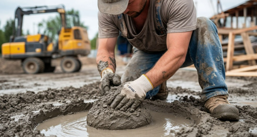 Бетон твердеет прямо в воде: узнал состав и испробовал - не цемент, а чудо