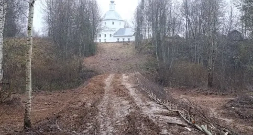 В Костромской области отремонтируют дорогу к восстановленному храму