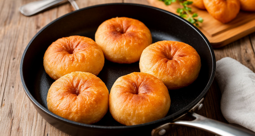 Смешиваю 1 стакан кефира и горсть фарша: на выходе получаю гору вкуснейших ленивых беляшей