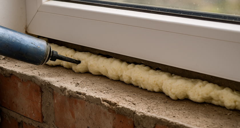 Подоконник больше не ледяной, и перестало дуть из стыков: 3 шага и дома тепло даже в - 40