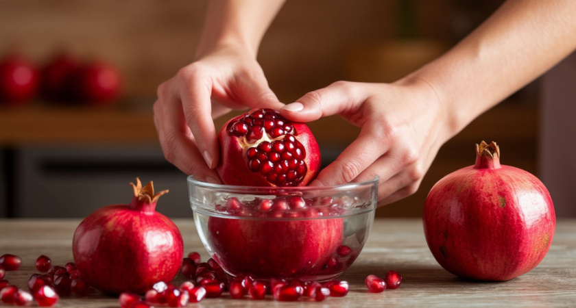 Как очистить гранат за 10 секунд без брызг: никакого волшебства, только наука