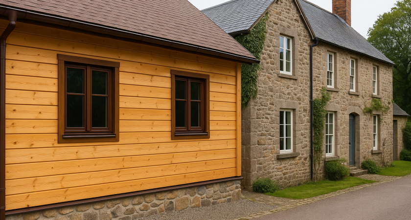 Ушлые хозяева отказываются от сайдинга - нашли решение лучше. В Европе сейчас это новый тренд, а у нас так всю жизнь делали