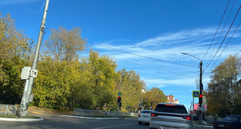 В Костроме появился новый светофор