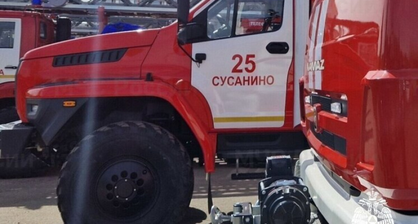 В Костроме одновременно сгорели дом и сарай