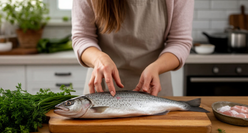 Любую рыбу чищу руками, без ножа и кипятка: и кухня всегда чистая - рабочий метод из Испании