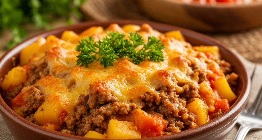Такой ужин сметут без гарнира: нужны только фарш, сыр и картошка – самое то на январские