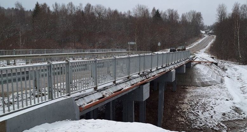 Обновленный мост через реку Калюг свяжет Костромскую и Кировскую области