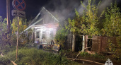 В Костроме из-за пожара разрушился частный дом